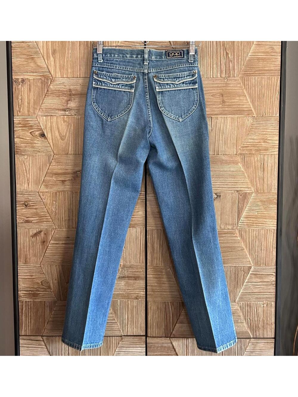 Vintage Gap Womens Denim Jeans Size 28x30 Straight Leg High Rise - Picture 5 of 7